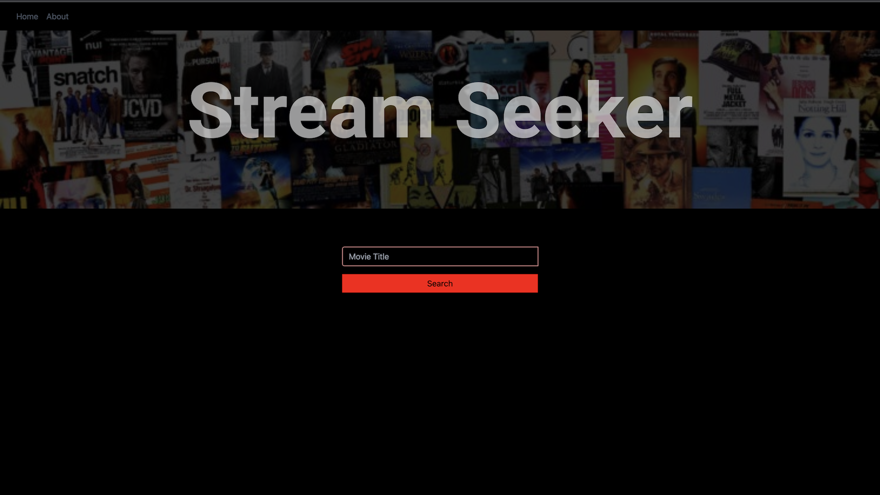 Streaming Project Screenshot